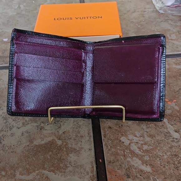 LOUIS VUITTON CUSTOM BLACK EPI LEATHER WALLET… Comes with box and dust bag - Picture 6 of 12
